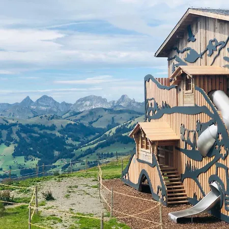 One Bedroom With Mountain And Garden View Ground Floor Of Solaria Zweisimmen